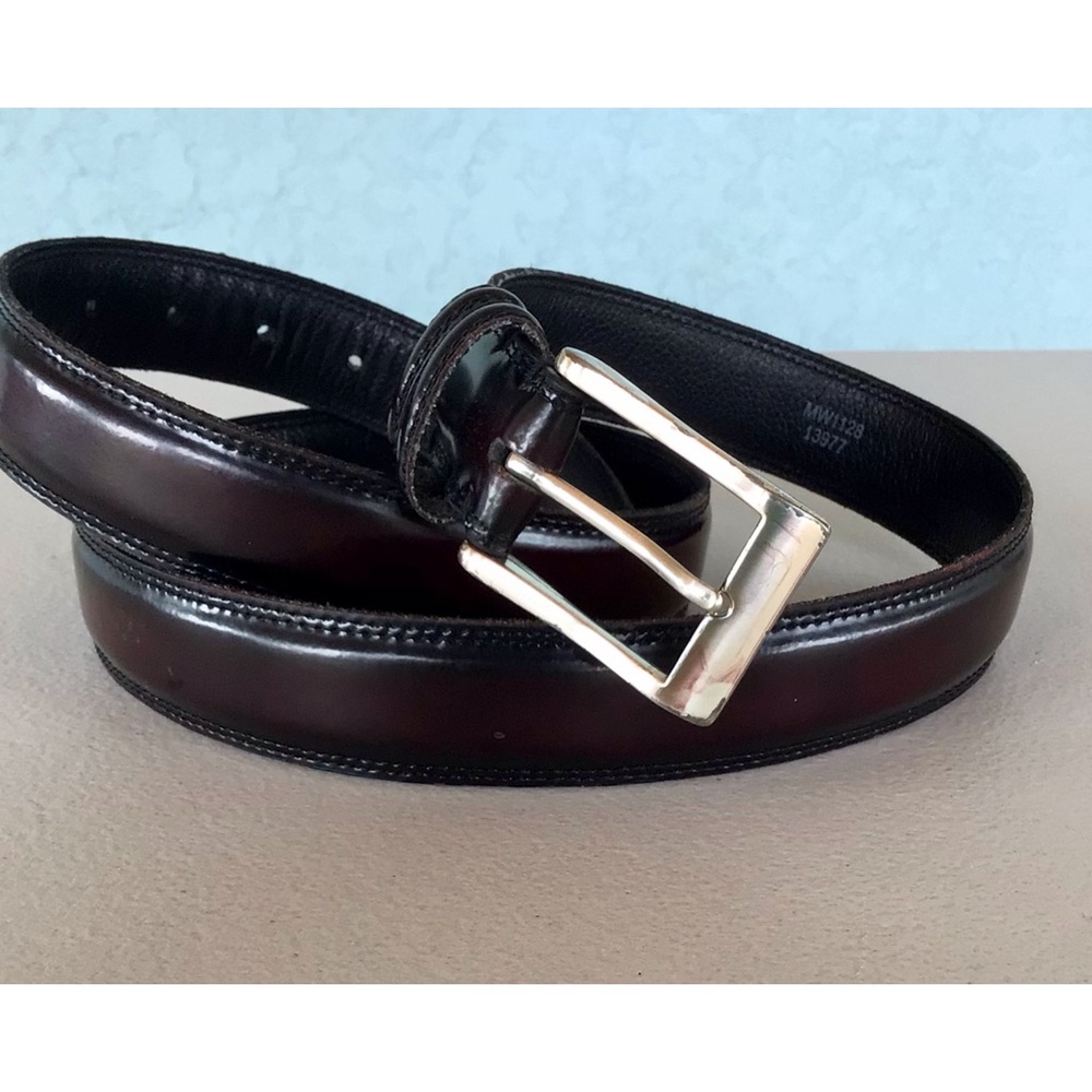Men’s Genuine Leather Belt size 44 Dark brown Leather belt
